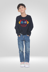 Graphic Sweatshirt - Streetwear - Black