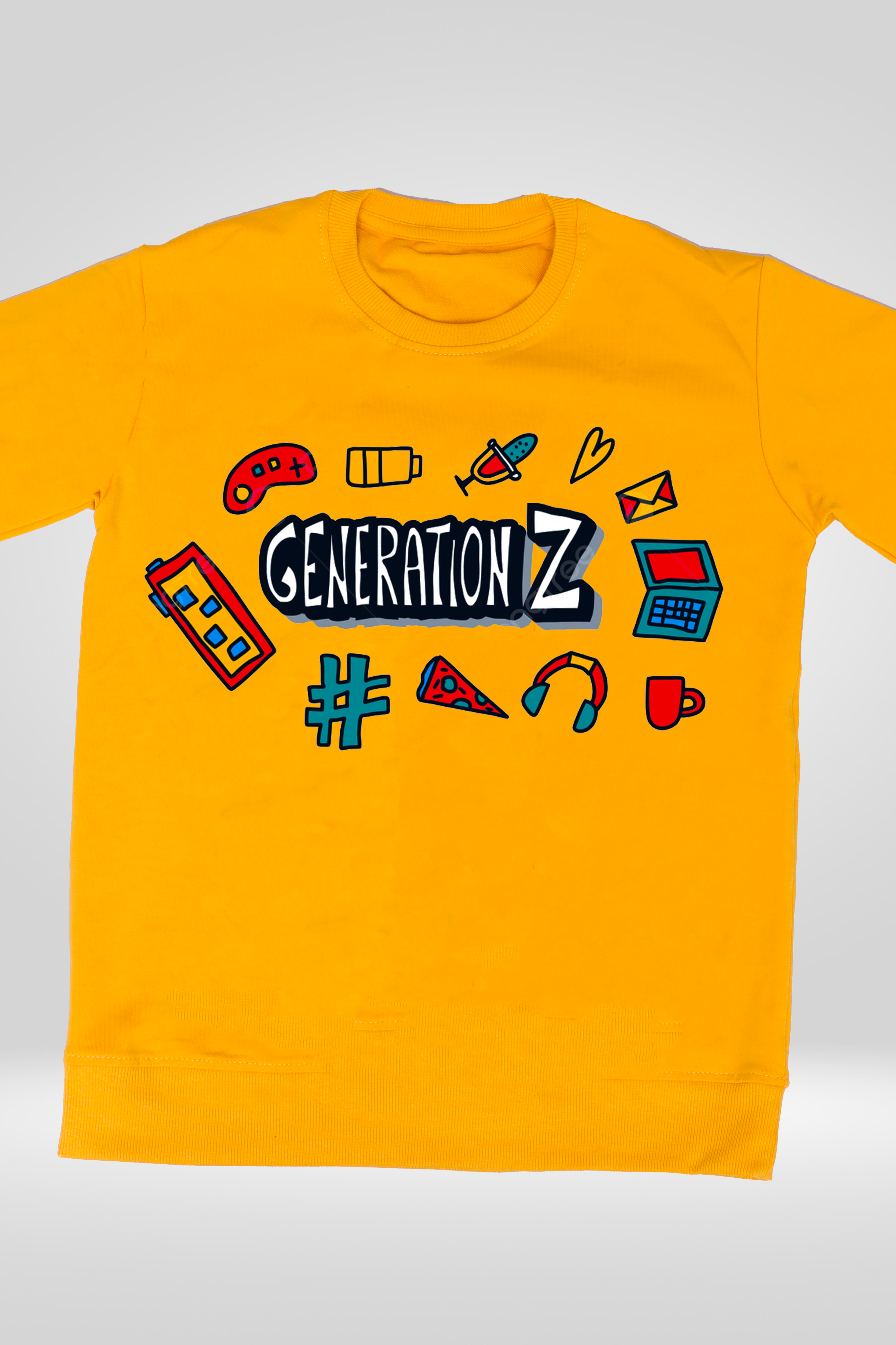 Graphic Sweatshirt - Streetwear - Yellow Boys